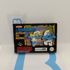 SUPER NINTENDO -LES SCHTROUMPFS AUTOUR DU MONDE (complet)