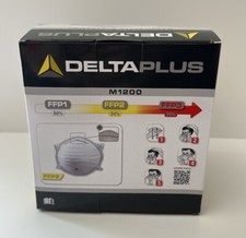 20  masques de protection antipoussières FFP2 Masque coque Deltaplus M1200