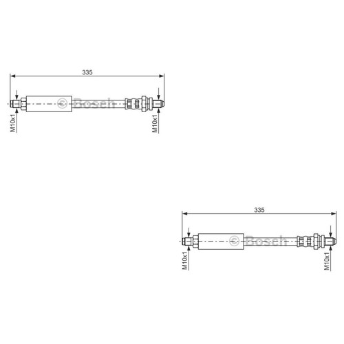 Bosch frein arrière - 2x, pour