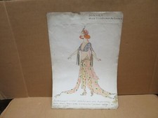 Aquarelle costume de théatre