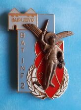 INSIGNE PARACHUTISTE . 9éme RCP . BATINF 2 SARAJEVO .