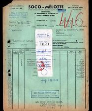 AULNAY-sous-BOIS (93) ECREMEUSES & MACHINES AGRICOLES "SOCO-MELOTTE" en 1948