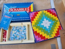 Junior Scrabble vintage 5–10 ans – Complet VF Habourdin 2 jeux en 1 vintage 1989