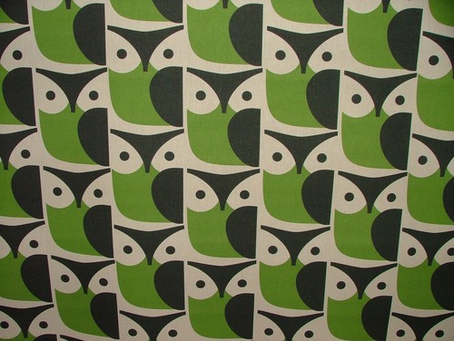 Orla kiely tissu - kiely, hibou