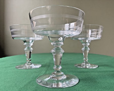 Lot 3 coupes à Champagne en