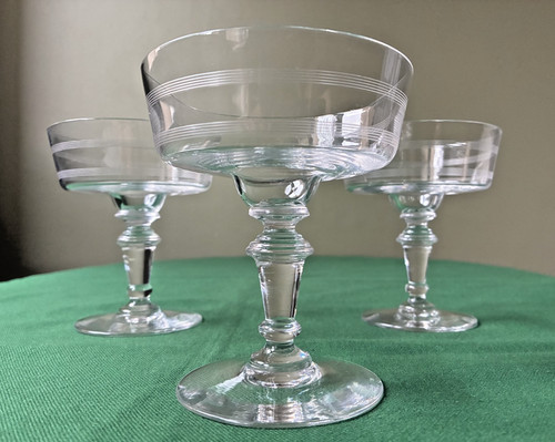 Lot coupes champagne en - 3,