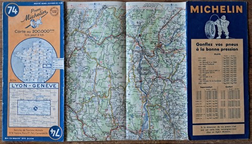 Carte michelin 74 - michelin,