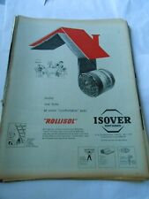 Publicité advertising 1960  Rollisol Isover saint Gobain