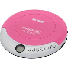 Lecteur CD portable Roxx PCD 501 pink CD, CD-R, CD-RW, MP3 rose, argent
