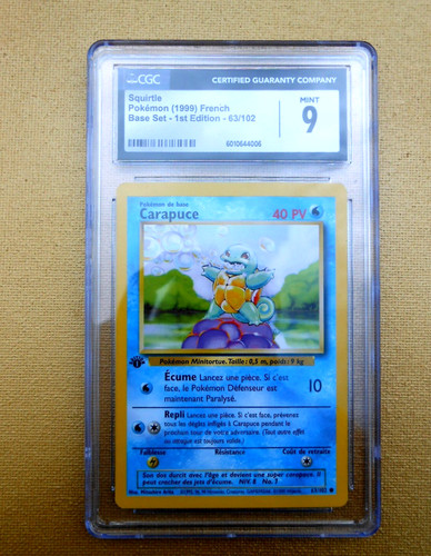 Carte pokemon carapuce - carapuce,