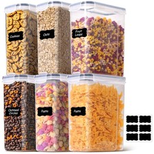 Boites Alimentaires Hermétiques 2.5L avec Couvercle, Grand Set de 4 Boite Her...