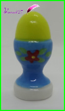 Feve La Cuisine Edition Atlas " Ustensile Le Coquetier Bleu fleurs Oeuf "  #6