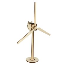 Kit éolienne solaire en bois