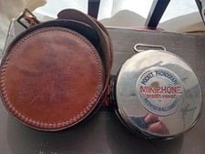 Mikiphone Mini Pocket Phonograph Gramophone Swiss System Vadasz En L État 