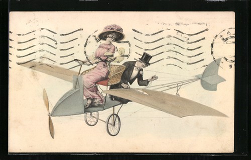 Carte postale vœux du - carte, de