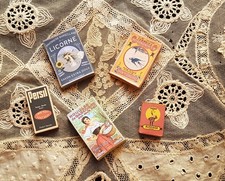 lot 5 boites épicerie poupée