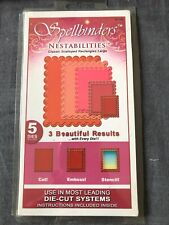 scrapbooking Dies Alphabet Cuttlebug Provo Craft Découpes Spellbinders