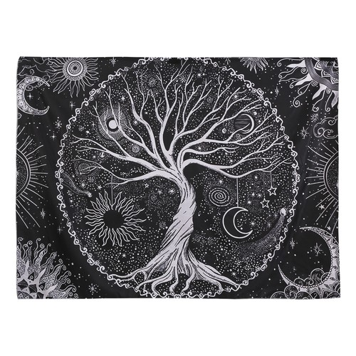Tapisserie arbre lune - tapisserie, et