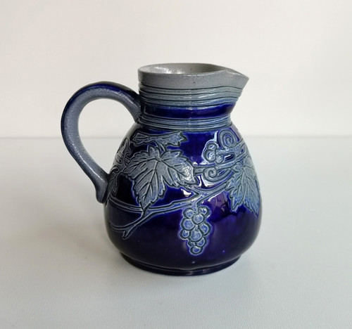 Pichet grès bleu - pichet, en