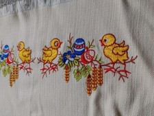 Vintage Easter Table Runner