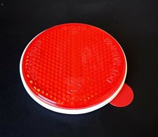 Universel Réflecteur Œil de Chat Rouge Remorque Rond 58mm Auto-Adhésif