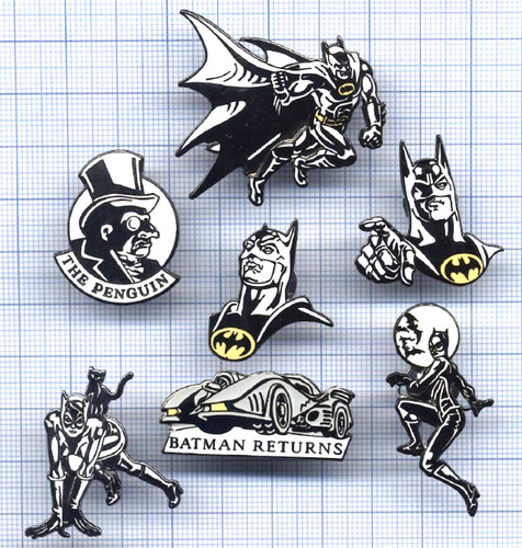 Lot pins super héros - lot, 7
