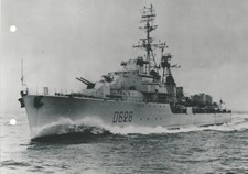 Argentique original Destroyer en haute-mer 1956 militaria marine bateau boat sea