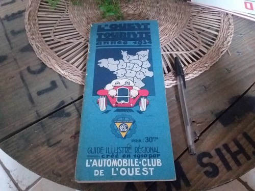 Ouest touriste 1934 guide - l'ouest,