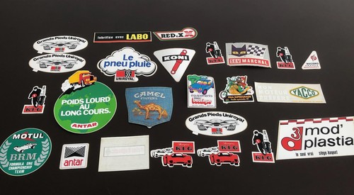 Lot autocollants vintage - de,