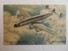 CARTE POSTALE AVIATION POSTCARD LOCKHEED CONSTELLATION PAA PAN AMERICAN CLIPPER