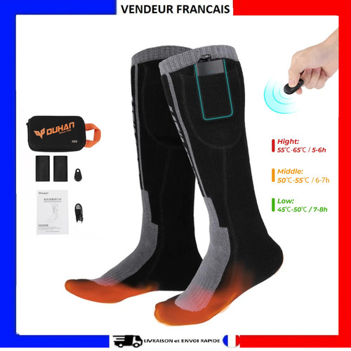 Chaussette bas chauffante - chaussette,