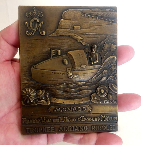 Medaille plaque bronze - plaque,