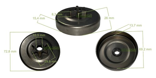 Pignon 6 dents pour - dents,