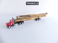 (3) TONKIN REPLICAS INC 1:87 CAMION AMERICAIN + REMORQUES GRUMIER