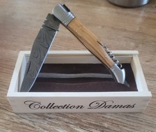 Couteau poche damas - de, pliant