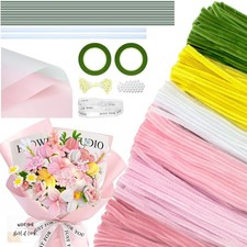 500 Pcs Pipe Cleaner Flowers