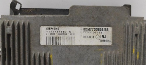 Calculateur moteur renault - calculateur,