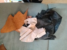 1kg De Chutes De Cuir Noire