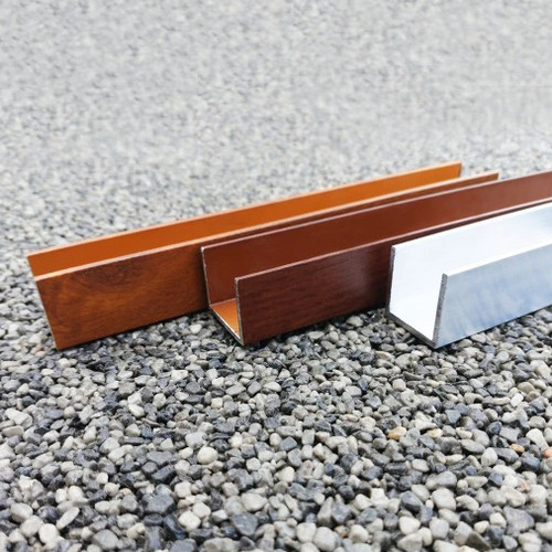 Profil alu angle rail - alu, u-rail