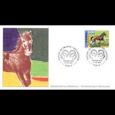 FDC LNF - Les chevaux. Le trotteur - 27/9/1998 Paris