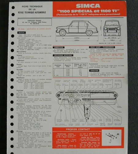 Fiche technique automobile