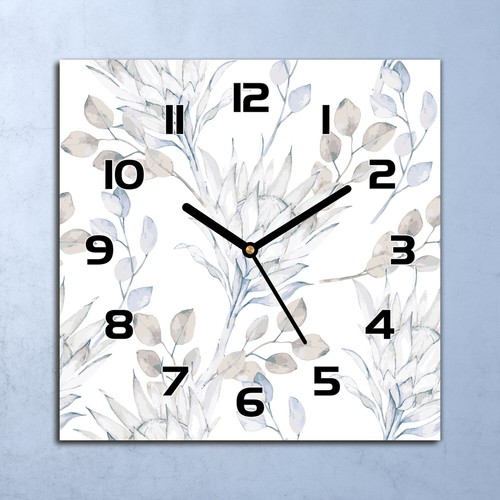 Horloge murale verre - horloge, en