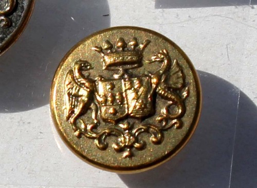 Rare bouton uniforme - bouton,
