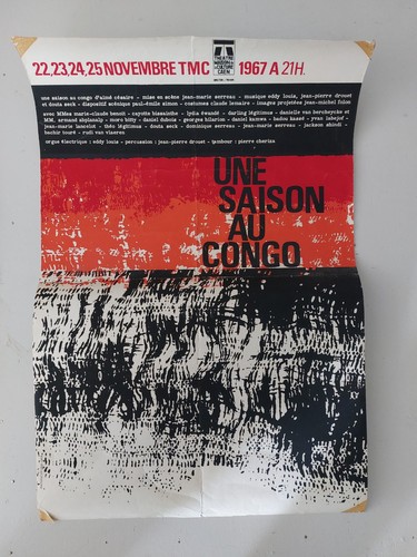 Affiche ancienne 1967 - , une