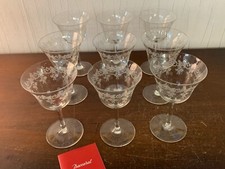 9 verres à eau variante modèle Sévigné cristal Baccarat (prix à la pièce)
