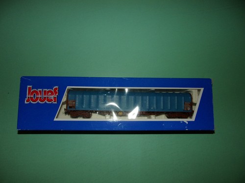 Jouef wagon bâché long - jouef, bleu