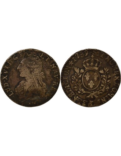 France louis xvi ecu - ecu, argent