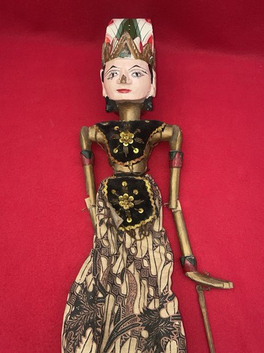 Ancienne marionnette wayang - marionnette,