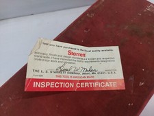 L.S. Starrett #445 Ensemble D'Outils Dans Une Housse En Cuir