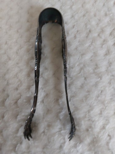 Metal argenté pince sucre - argenté, à